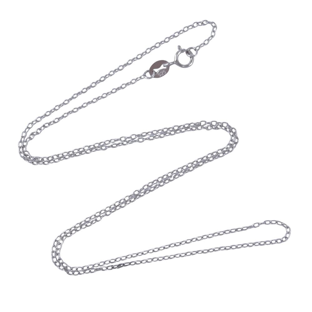 Estate Sterling Silver 925 Cable Link Chain Necklace 18"